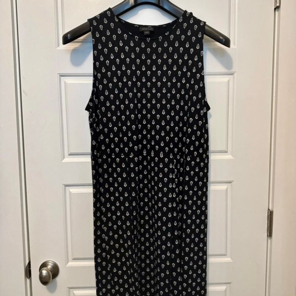 J Jill Swing Dress Sleeveless Black Large